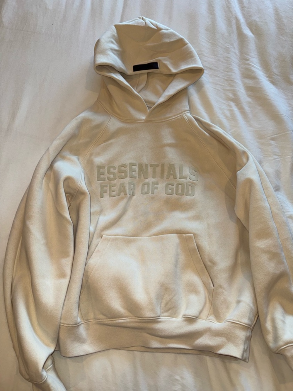 Fear of God Essentials Pullover Hoodie - Cream